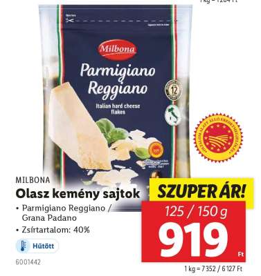 MILBONA Parmigiano Reggiano