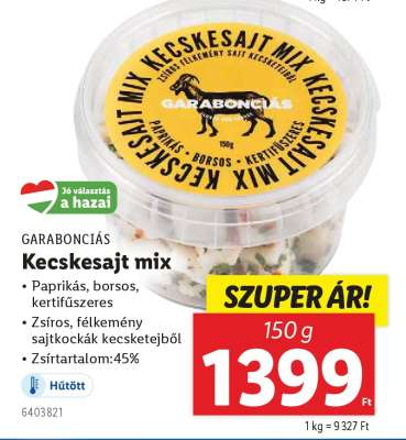 Garabonciás Kecskesajt Mix