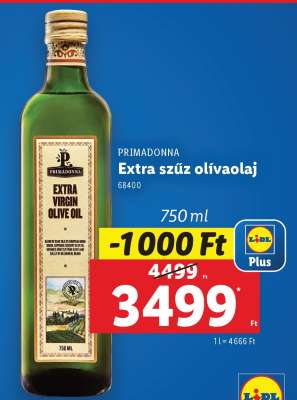 PRIMADONNA Extra szűz olívaolaj