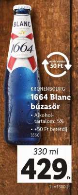 Kronenbourg 1664 Blanc Búzasör