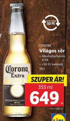 CORONA Világos sör