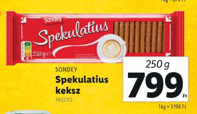 SONDEY Spekulatius keksz