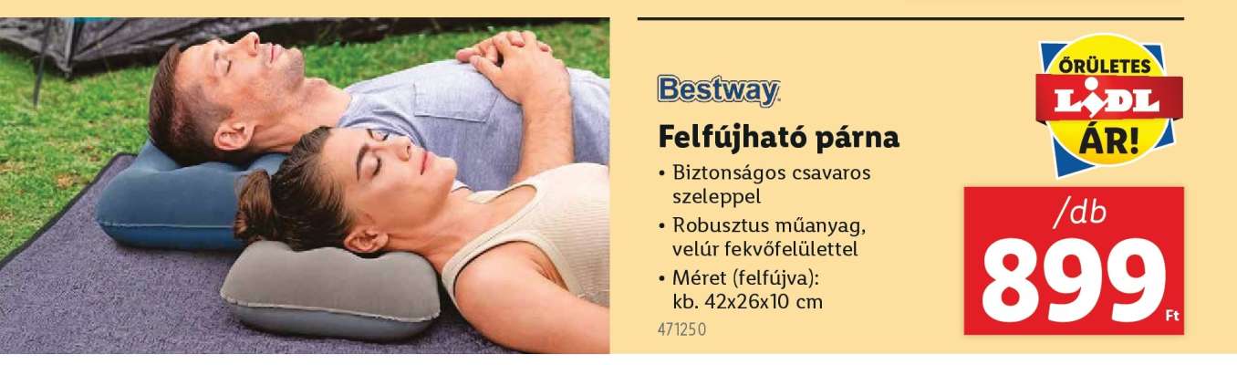 BESTWAY Felfújható párna