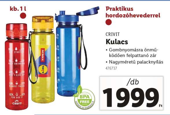 CRIVIT Kulacs