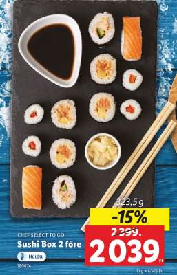 Sushi box 2 főre