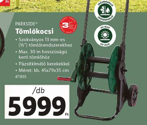 PARKSIDE® Tömlőkocsi