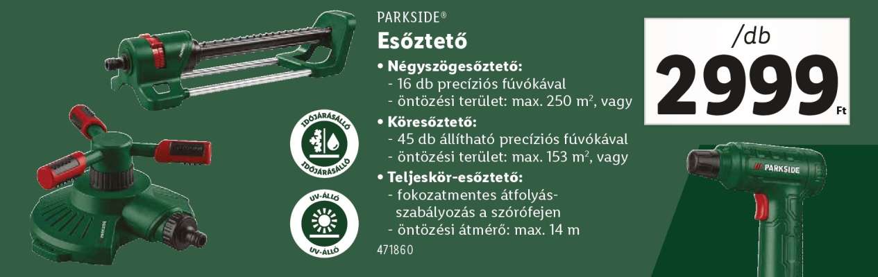 PARKSIDE Esőztető