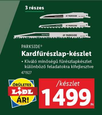 PARKSIDE Kardfűrészlap-készlet