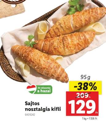 Sajtos nosztalgia kifli