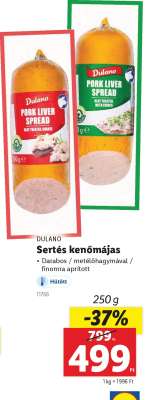 DULANO Sertés kenőmájas