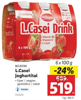 MILBONA L.Casei joghurtital