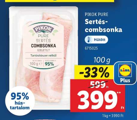 PIKOK PURE Sertés combsonka