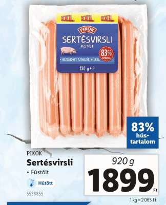 PIKOK Sertésvirsli