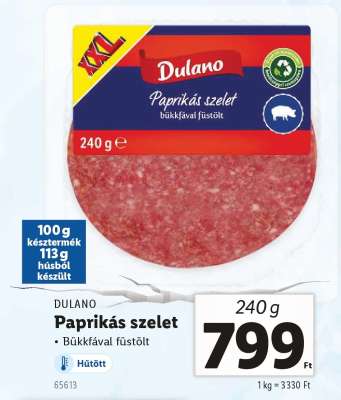 DULANO Paprikás szelet