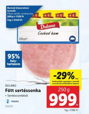 DULANO Főtt sertéssonka