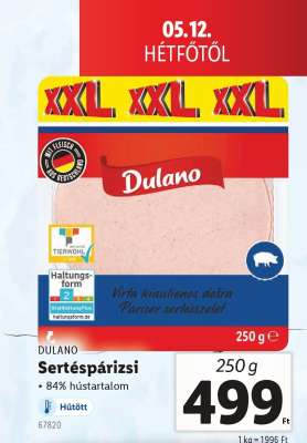 DULANO Sertéspárizsi