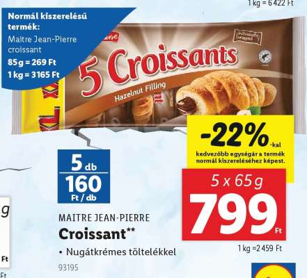 MAITRE JEAN-PIERRE Croissant