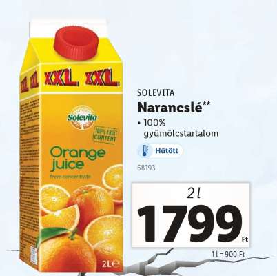 SOLEVITA Narancslé*
