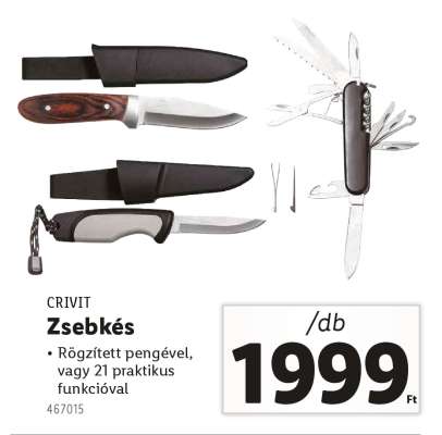 CRIVIT Zsebkés