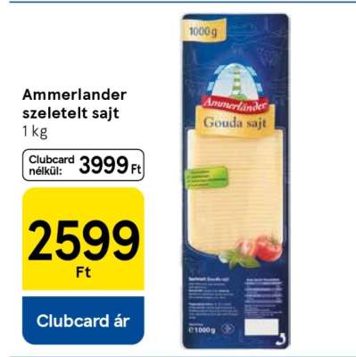 AMMERLÄNDER SZELETELT SAJT