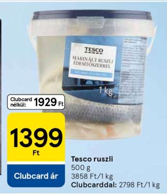 Tesco ruszli