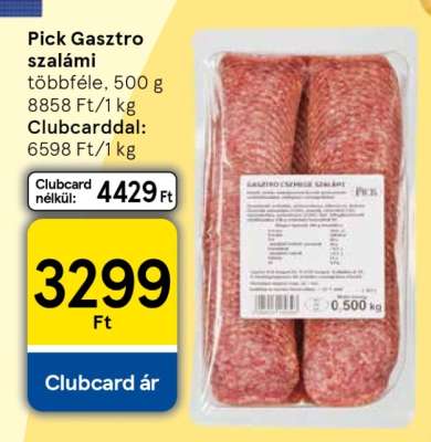 Pick Gasztro szalámi