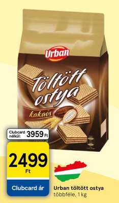 URBAN TÖLTÖTT OSTYA