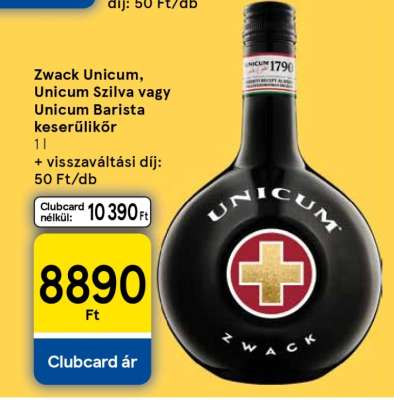 Zwack Unicum, Unicum Szilva vagy Unicum Barista keserűlikőr