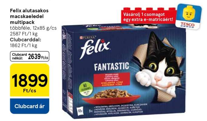 Felix alutasakos macskaeledel multipack