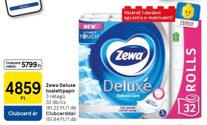 Zewa Deluxe toalettpapír