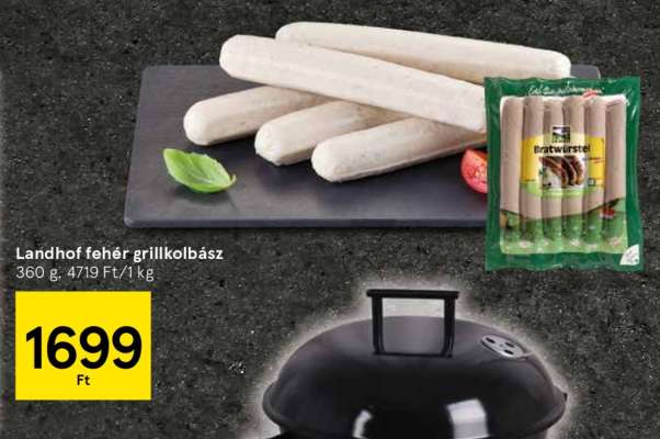 Landhof fehér grillkolbász