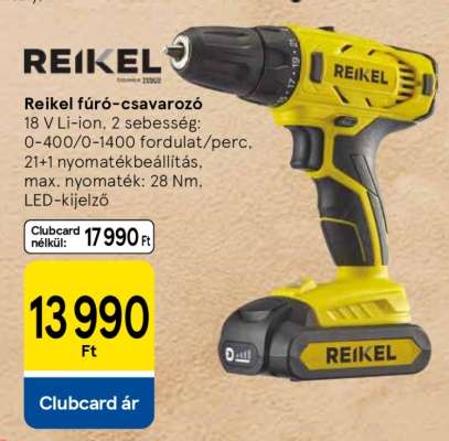 Reikel fúró-csavarozó