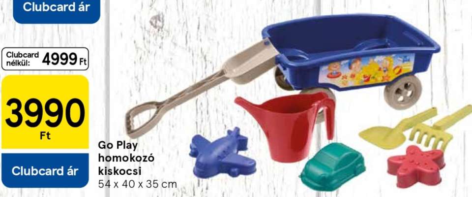 Go Play homokozó kiskocsi