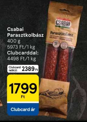 Csabai parasztkolbász