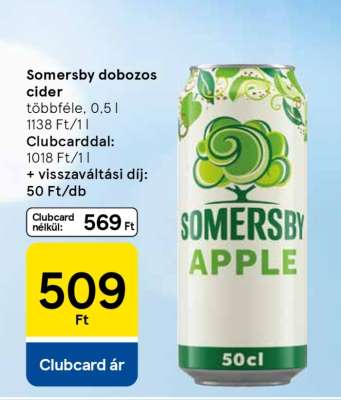Somersby dobozos cider