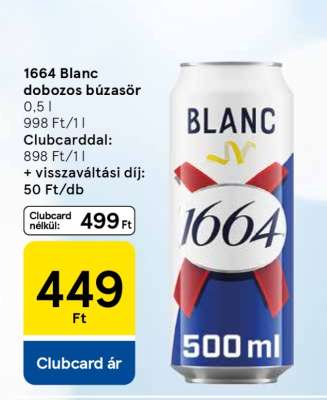 1664 Blanc dobozos búzasör
