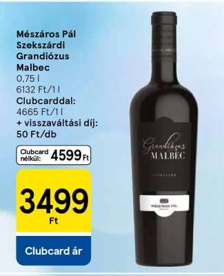 Mészáros Pál Szekszárdi Grandiózus Malbec