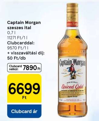 Captain Morgan szeszes ital