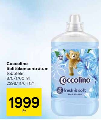 Coccolino öblítőkoncentrátum