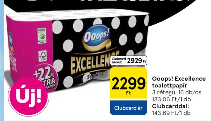 Ooops! Excellence Toalettpapír