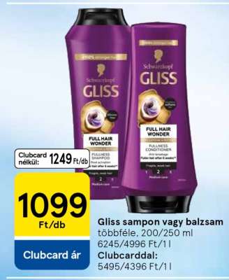 Gliss sampon vagy balzsam