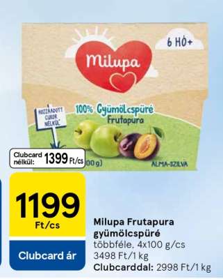 MILUPA FRUTAPURA GYÜMÖLCSPÜRÉ