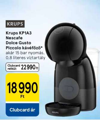 Krups KP1A3 Nescafe Dolce Gusto Piccolo kávéfőző
