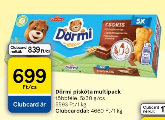 Dörmi piskóta multipack