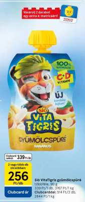 Sió Vitatigris gyümölcspüré