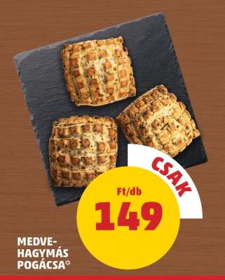 Medvehagymás Pogácsa