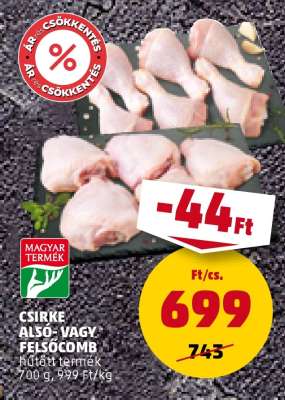 Csirke alsó- vagy felsőcomb