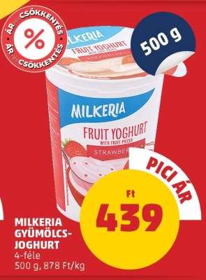 Milkeria Gyümölcs-Joghurt