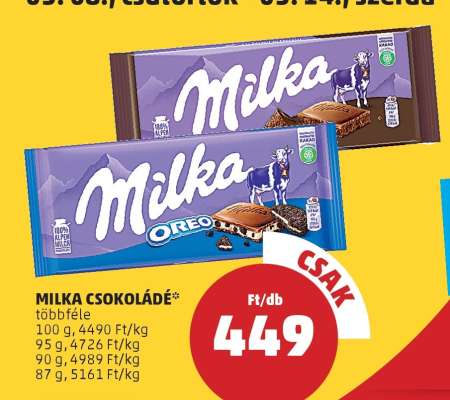 MILKA Csokoládé*