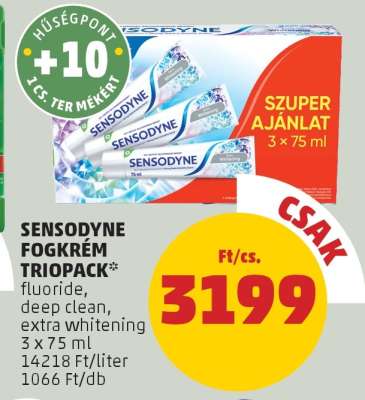 Sensodyne Fogkrém Triopack